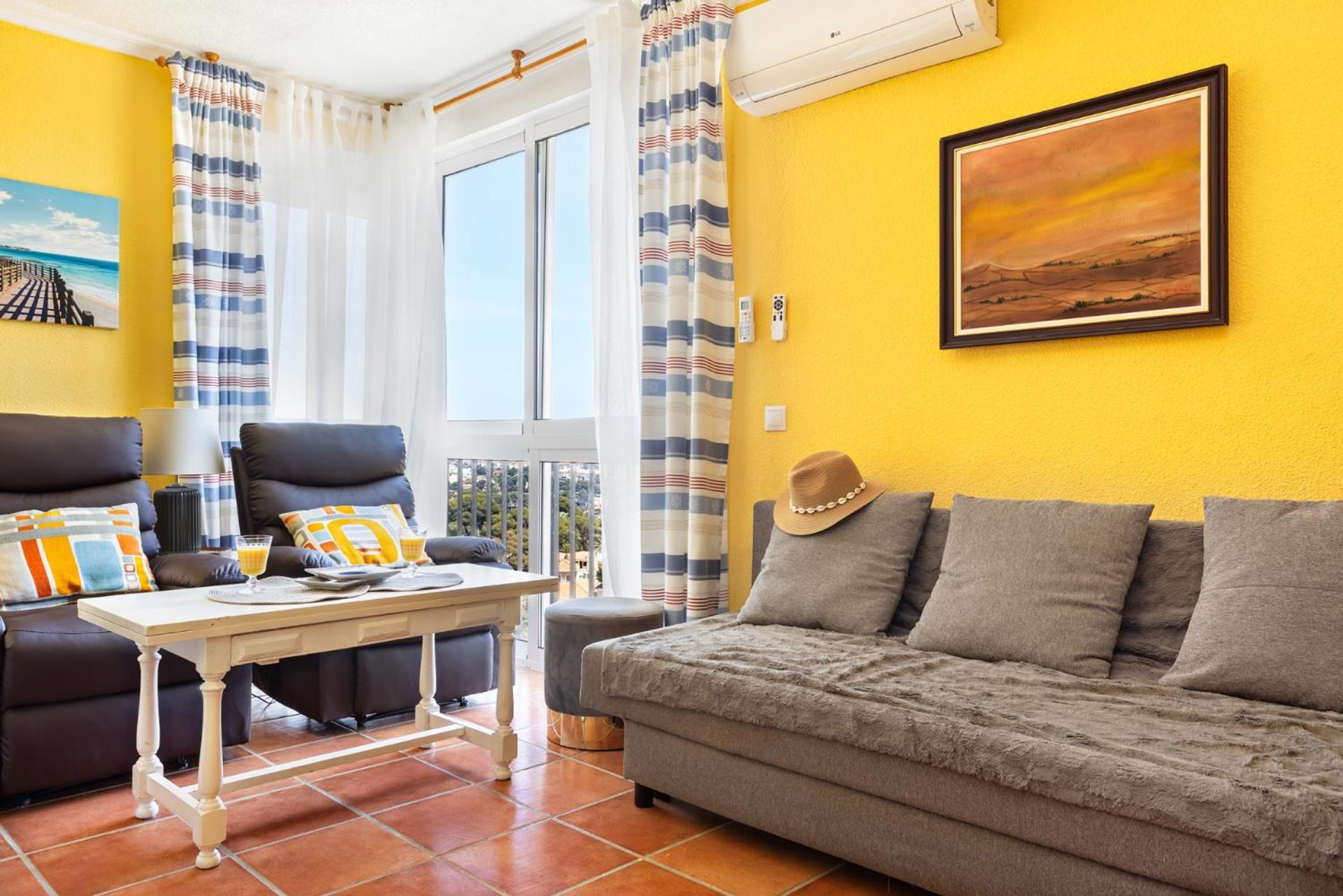 Cosy, Seaview Apartment, Close To Beach And Bars -Edificio Rhin カンポアモル エクステリア 写真